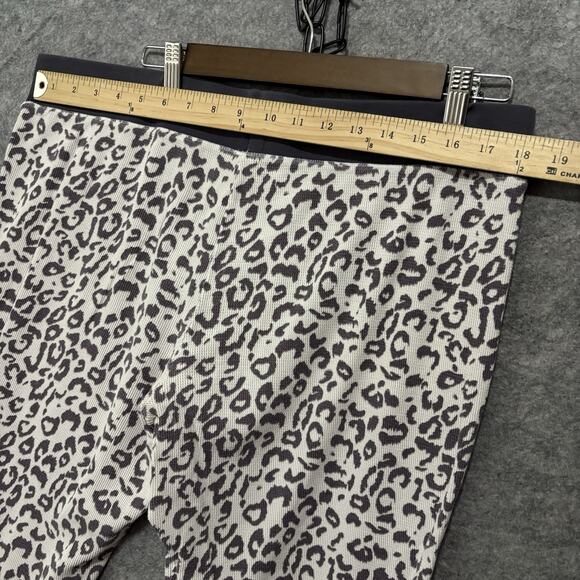 Victorias Secret Thermal‎ Pajama Set Sz XL Gray Leopard Henley Waffle Knit - Picture 8 of 10